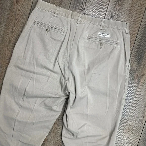 Polo Ralph Lauren Prospect Pant Mens 36T Tan Khaki Chino Straight Leg 36x36 - Picture 2 of 12